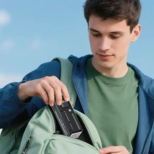 پاوربانک پاورولوژی مدل PPBCHA83 ظرفیت 27000 میلی آمپر ساعت توان 140 وات