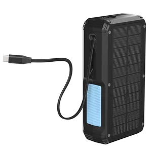 پاوربانک وایرلس شارژ سولار پاورولوژی مدل PPBCHA77 ظرفیت 27000 میلی آمپر ساعت توان 20 وات