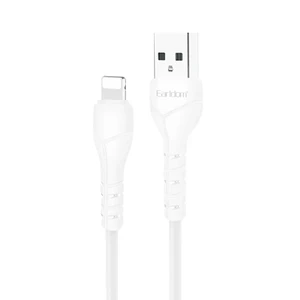 کابل شارژ USB به لایتنینگ ارلدام مدل EC-095i طول 1 متر توان 2.4 آمپر