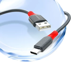 کابل شارژ USB به Type-C ارلدام مدل EC-186C طول 1 متر توان 3 آمپر