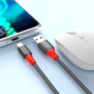 کابل شارژ USB به Type-C ارلدام مدل EC-186C طول 1 متر توان 3 آمپر