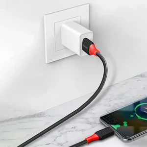 کابل شارژ USB به Type-C ارلدام مدل EC-186C طول 1 متر توان 3 آمپر