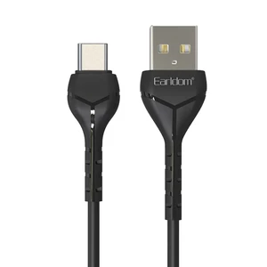 کابل شارژ USB به Type-C ارلدام مدل EC-095C طول 1 متر توان 2.4 آمپر