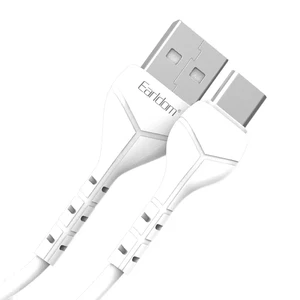 کابل شارژ USB به Type-C ارلدام مدل EC-095C طول 1 متر توان 2.4 آمپر