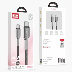 کابل شارژ USB-C به USB-C ارلدام مدل EC-205C-C طول 1 متر توان 60 وات