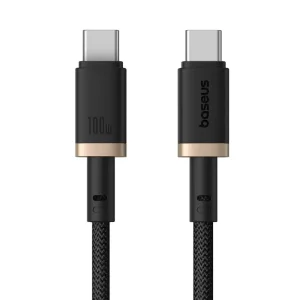 کابل شارژ USB-C به USB-C بیسوس مدل Dura P10377803U01-02 طول 2 متر توان 100 وات