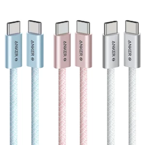 کابل شارژ USB-C به USB-C انکر Zolo مدل A8060 طول 1 متر توان 240 وات