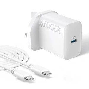 شارژر دیواری انکر مدل Anker Select Charger 20W B2347 توان 20 وات با کابل تایپ سی
