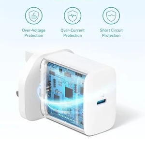 شارژر دیواری انکر مدل Anker Select Charger 20W B2347 توان 20 وات با کابل تایپ سی