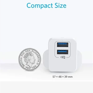 شارژر دیواری انکر PowerPort mini مدل A2620 توان 12 وات
