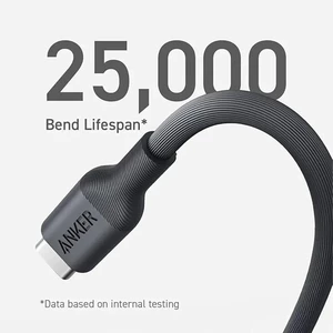 کابل شارژ USB-C به USB-C انکر 544 مدل A80F2 طول 1.8 متر توان 140 وات