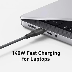 کابل شارژ USB-C به USB-C انکر 544 مدل A80F2 طول 1.8 متر توان 140 وات