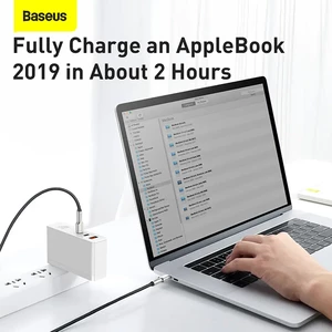 کابل شارژ USB-C به USB-C بیسوس مدل Cafule Metal CATJK-D01 طول 2 متر توان 100 وات