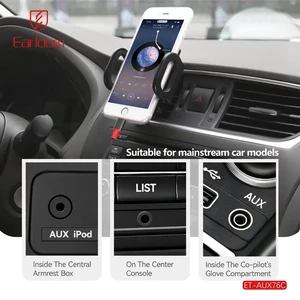 کابل تبدیل تایپ سی به AUX ارلدام مدل AUX76C طول 1 متر