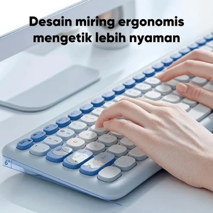 کیبورد و ماوس بی سیم مافی مدل Mofii 666 Pro