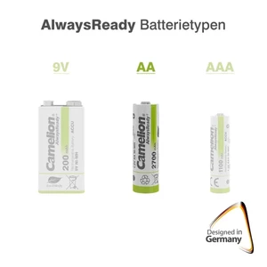 باتری قلمی قابل شارژ کملیون مدل AlwaysReady 2700 بسته 2 عددی