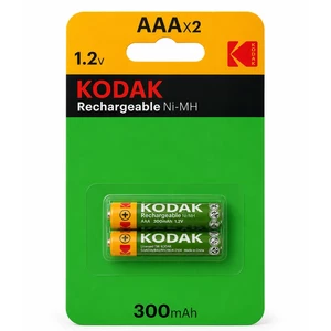 باتری نیم قلمی قابل شارژ کداک مدل Rechargeable 300mAh Ni-MH بسته 2 عددی