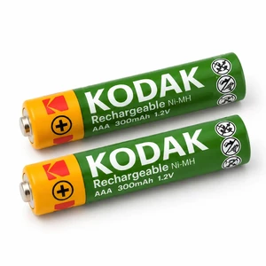 باتری نیم قلمی قابل شارژ کداک مدل Rechargeable 300mAh Ni-MH بسته 2 عددی