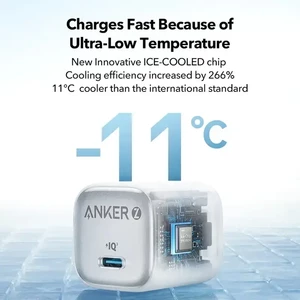 شارژر دیواری انکر مدل Anker Zolo A2698 توان 30 وات دو پین