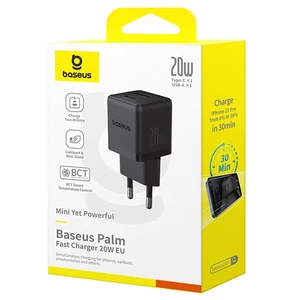 شارژر دیواری بیسوس Palm CCZC20UE توان 20 وات