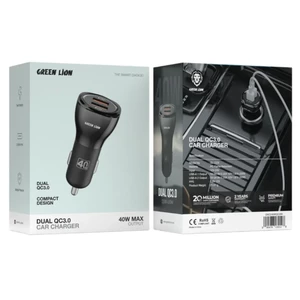 شارژر فندکی دو پورت PD+QC گرین لاین مدل GLC-5 توان 50 وات
