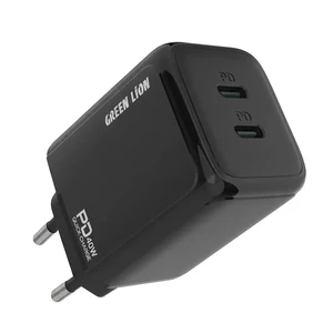 شارژر دیواری گرین لاین Dual PD مدل GL-W23B توان 40 وات