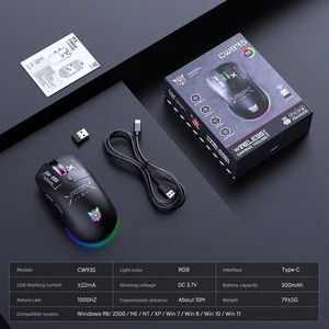 ماوس بی سیم گیمینگ اونیکوما مدل CW935 Wireless