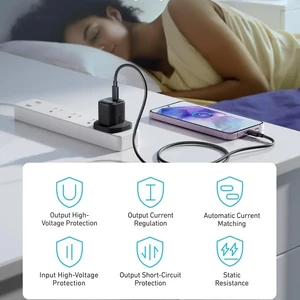 شارژر دیواری انکر مدل B2656 توان 25 وات با کابل USB-C