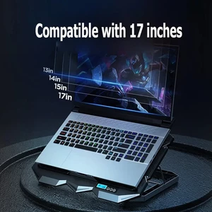 پایه خنک کننده لپ تاپ آیس کورل مدل K22 با 4 فن