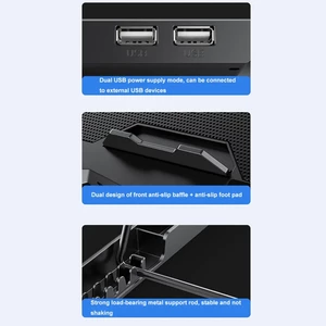 پایه خنک کننده لپ تاپ آیس کورل مدل K22 با 4 فن