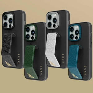 قاب چرمی لولوو Levelo Morphix Leather Grip موبایل آیفون iPhone 15 Pro Max