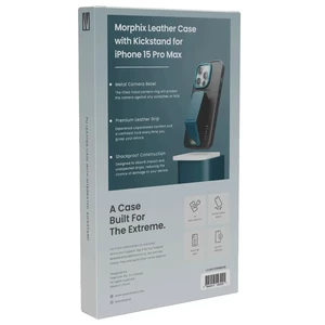 قاب چرمی لولوو Levelo Morphix Leather Grip موبایل آیفون iPhone 15 Pro Max