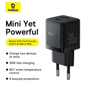 شارژر دیواری بیسوس Palm CCZC30UE توان 30 وات