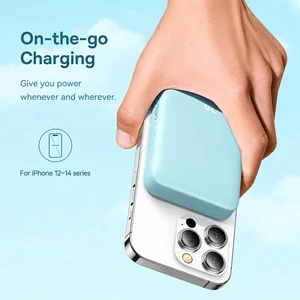 پاوربانک مگنتی بیسوس مدل Magnetic Mini PPCXM1030 ظرفیت 10000 توان 30 وات