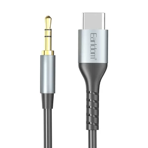 کابل تبدیل تایپ سی به AUX ارلدام مدل AUX73 طول 1 متر