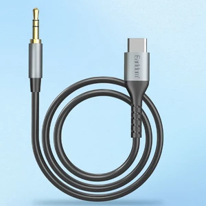 کابل تبدیل تایپ سی به AUX ارلدام مدل AUX73 طول 1 متر