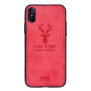 Cloth Texture Deer Case For Samsung Galaxy A2 Core (4)