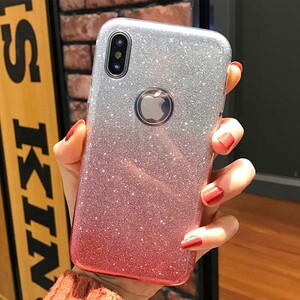 Insten Gradient Glitter Case Cover For Apple iPhone XS (1)