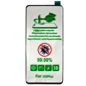 محافظ صفحه نمایش 3D پلیمر PMMA سامسونگ S10 Plus