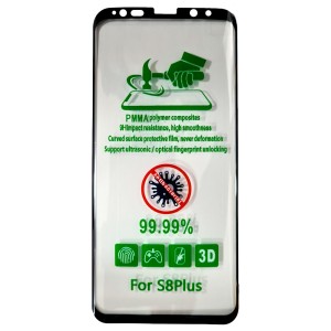 محافظ صفحه نمایش 3D پلیمر PMMA سامسونگ S8 Plus