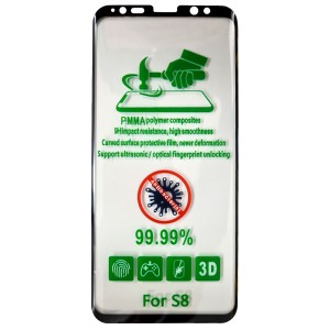 محافظ صفحه نمایش 3D پلیمر PMMA سامسونگ S8