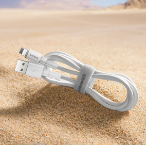 کابل USB به لایتنینگ باسئوس مدل CALSW-02 Mini White طول 1 متر