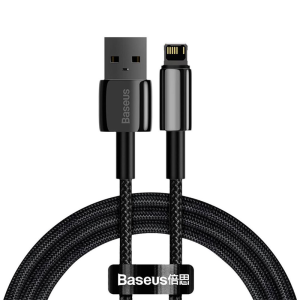 کابل USB به لایتنینگ باسئوس مدل Tungsten CALWJ-A01 طول 2 متر