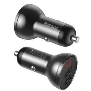 شارژر فندکی باسئوس مدل CCBX-0G توان 24 وات