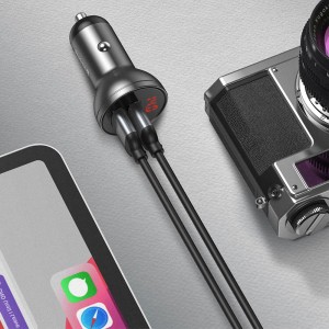 شارژر فندکی باسئوس مدل CCBX-0G توان 24 وات