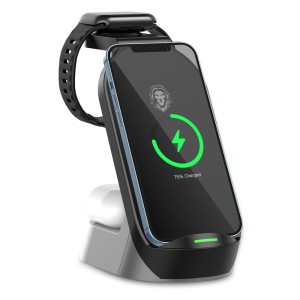 شارژر وایرلس 4 کاره گرین لیون Green Lion 4 IN 1 Wireless Charger Stand توان 15 وات