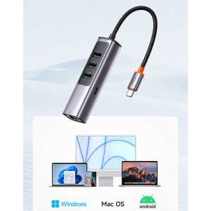 هاب تایپ سی 5 پورت مک دودو Mcdodo HU-1110 5 in 1 USB-C Docking Station