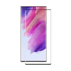 گلس شفاف گرین لیون 3D Curved Round Edge سامسونگ S22 Ultra