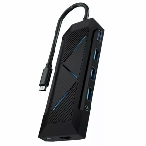 هاب گیمینگ تایپ سی 9 پورت پرودو Porodo PDX520