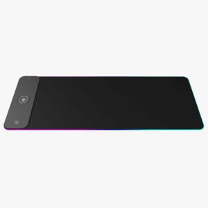 ماوس پد گیمینگ با شارژر بی سیم 15واتی پرودو Porodo RGB Gaming Mouse Pad PDX115